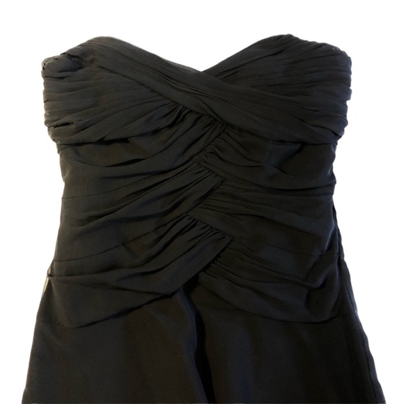 🌺WHBM Chiffon Strapless Dress 0🌺 - Picture 3 of 7